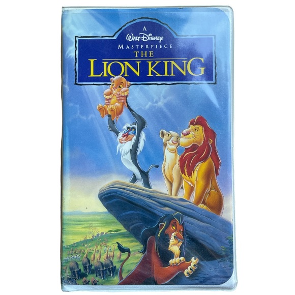 Disney Media The Lion King On Vhs 2977 Walt Disney Masterpiece